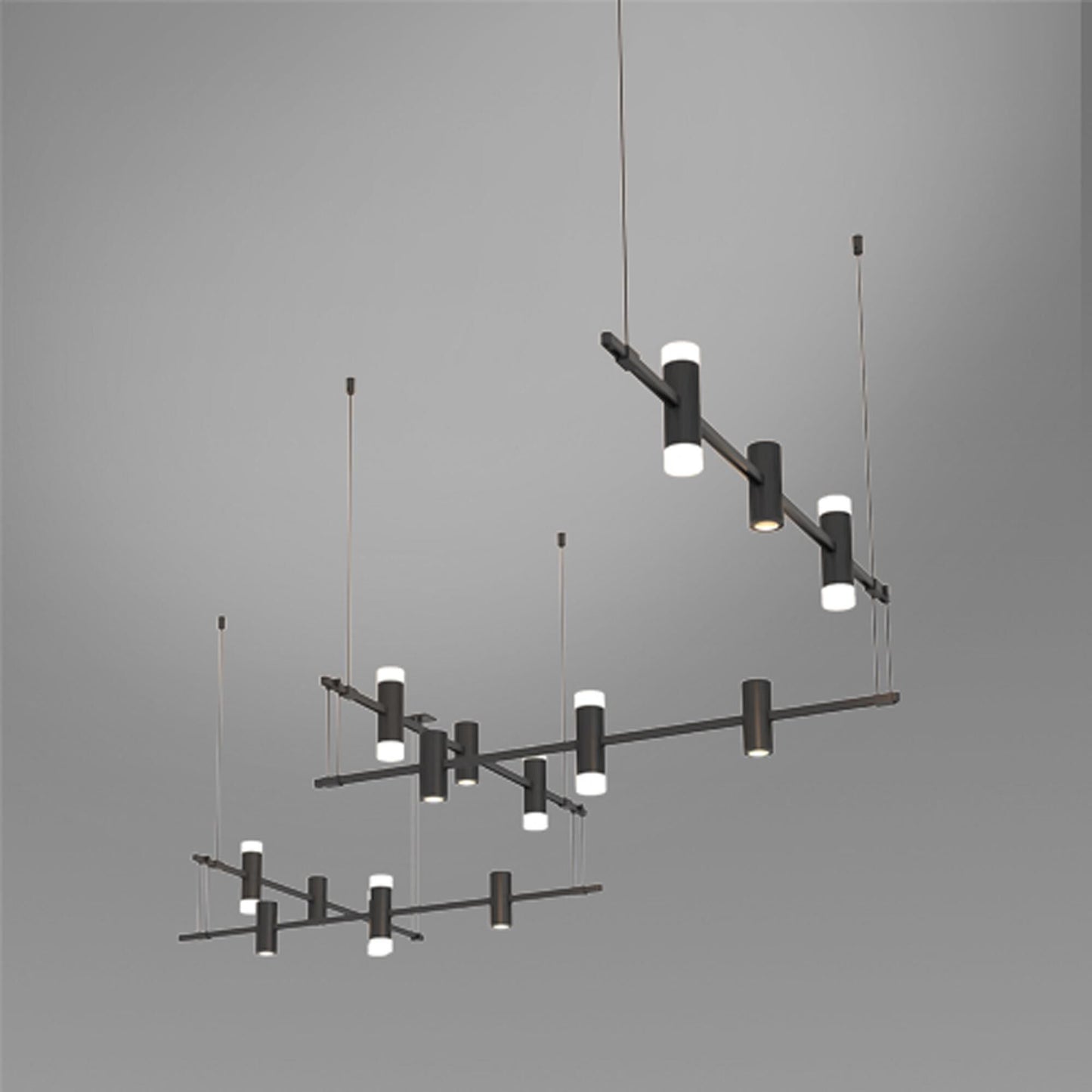 Sonneman Robert Sonneman Suspenders 106 Inch 15 Light Led Linear Suspension Light Cp176094