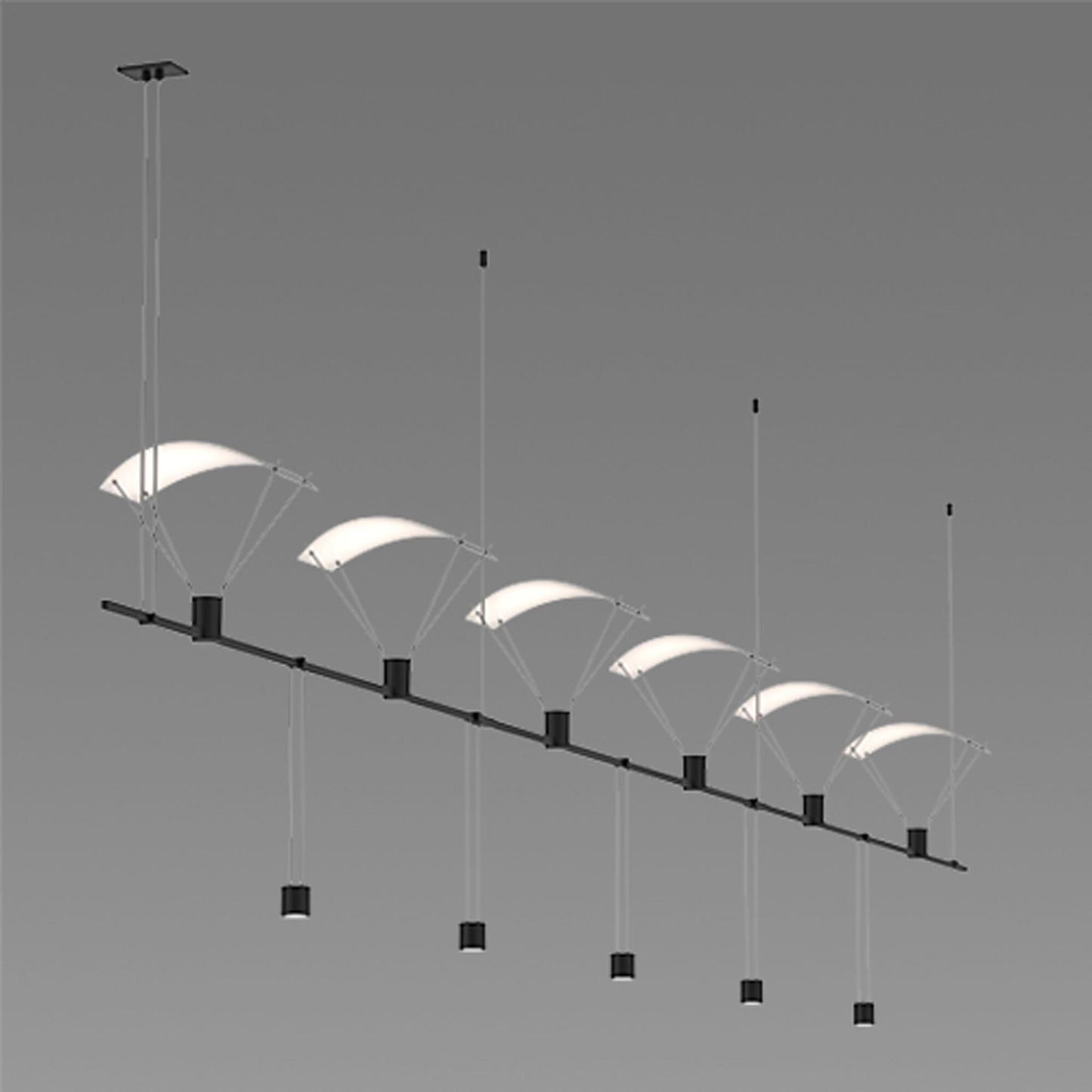 Sonneman Robert Sonneman Suspenders 110 Inch 11 Light Led Linear Suspension Light Cp176095