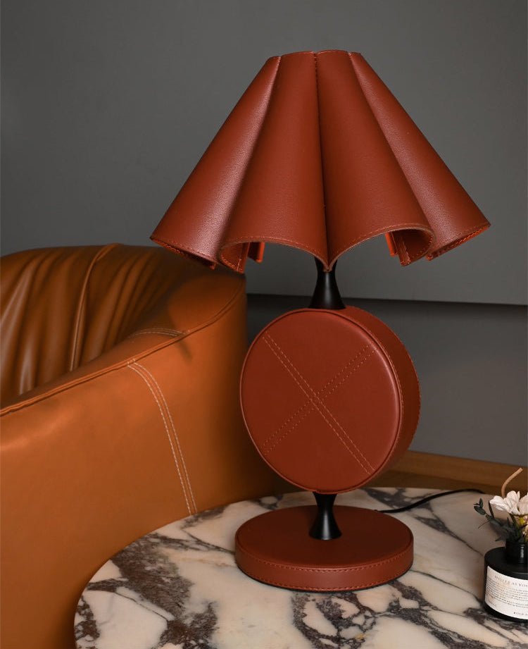 Saddle Stitch Table Lamp