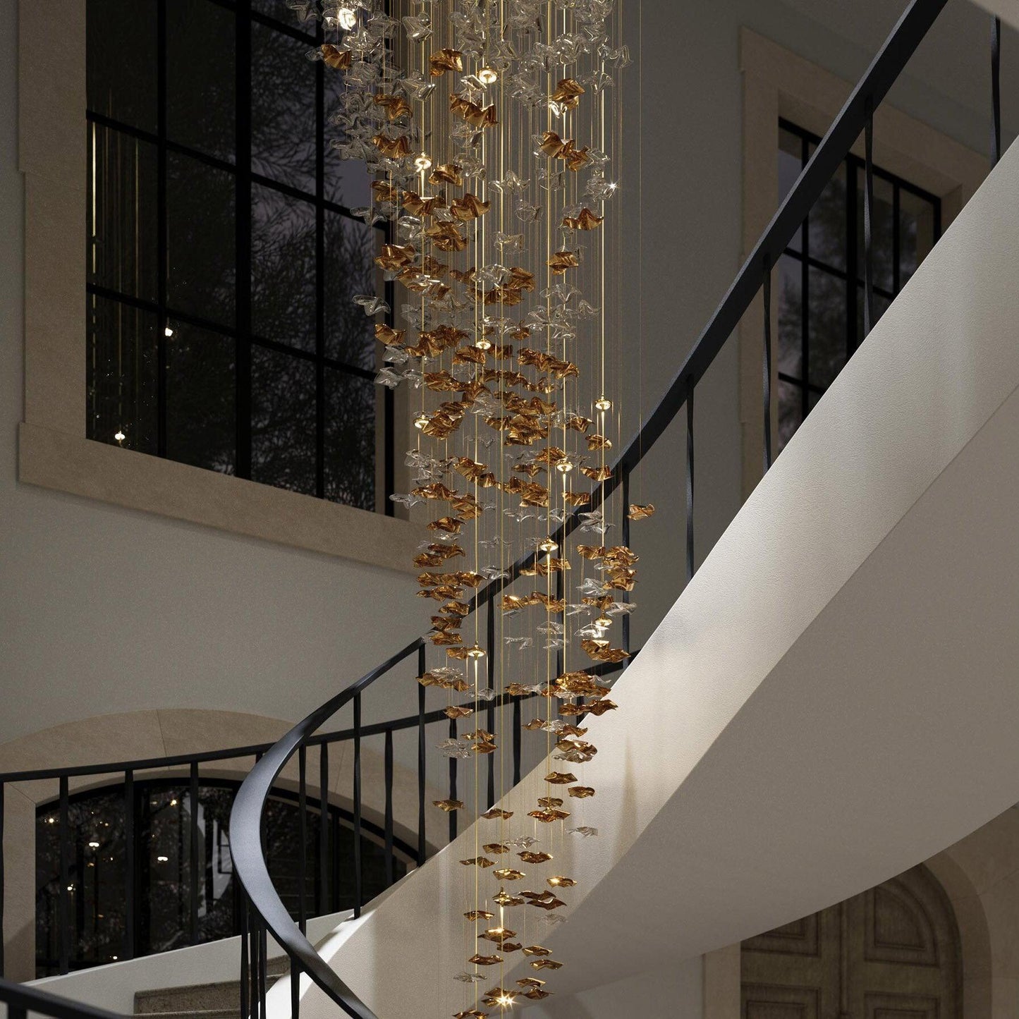 Tidal Stair Electrolier Chandelier