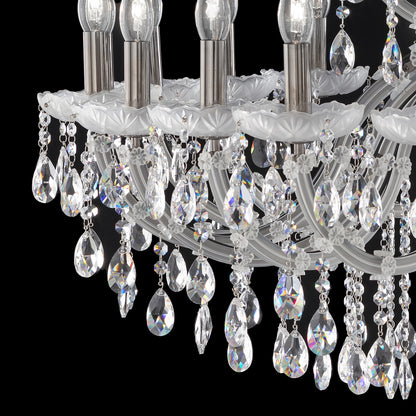 Satin Glass Classic Style Chandelier