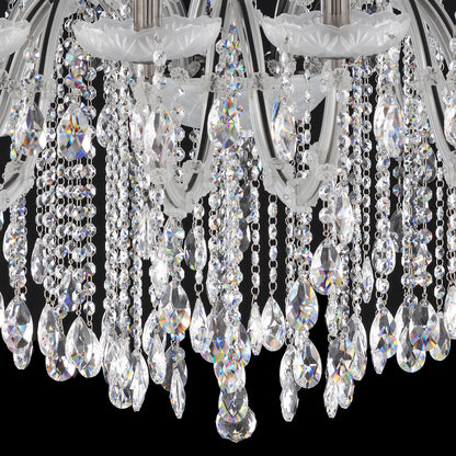 Satin Glass Classic Style Chandelier