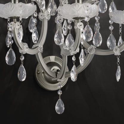 Satin Glass Classic Style Wall Light