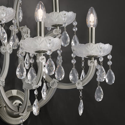 Satin Glass Classic Style Wall Light