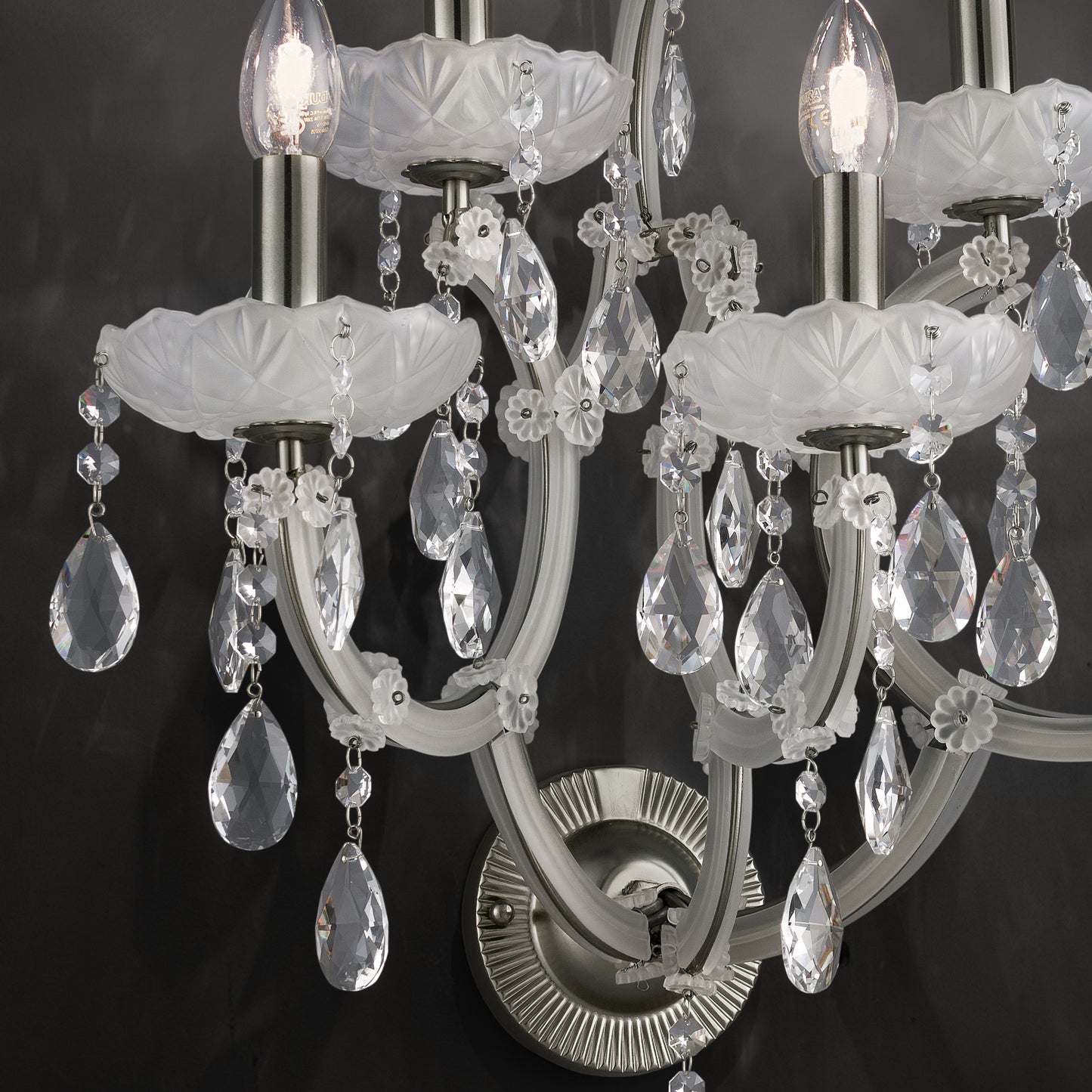 Satin Glass Classic Style Wall Light