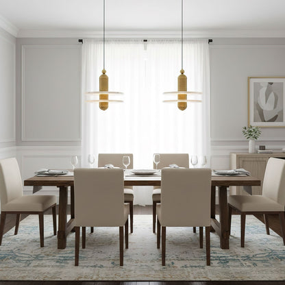 Saturn Alabaster Pendant Light