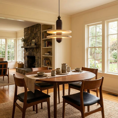 Saturn Alabaster Pendant Light