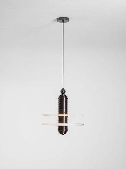 Saturn Alabaster Pendant Light
