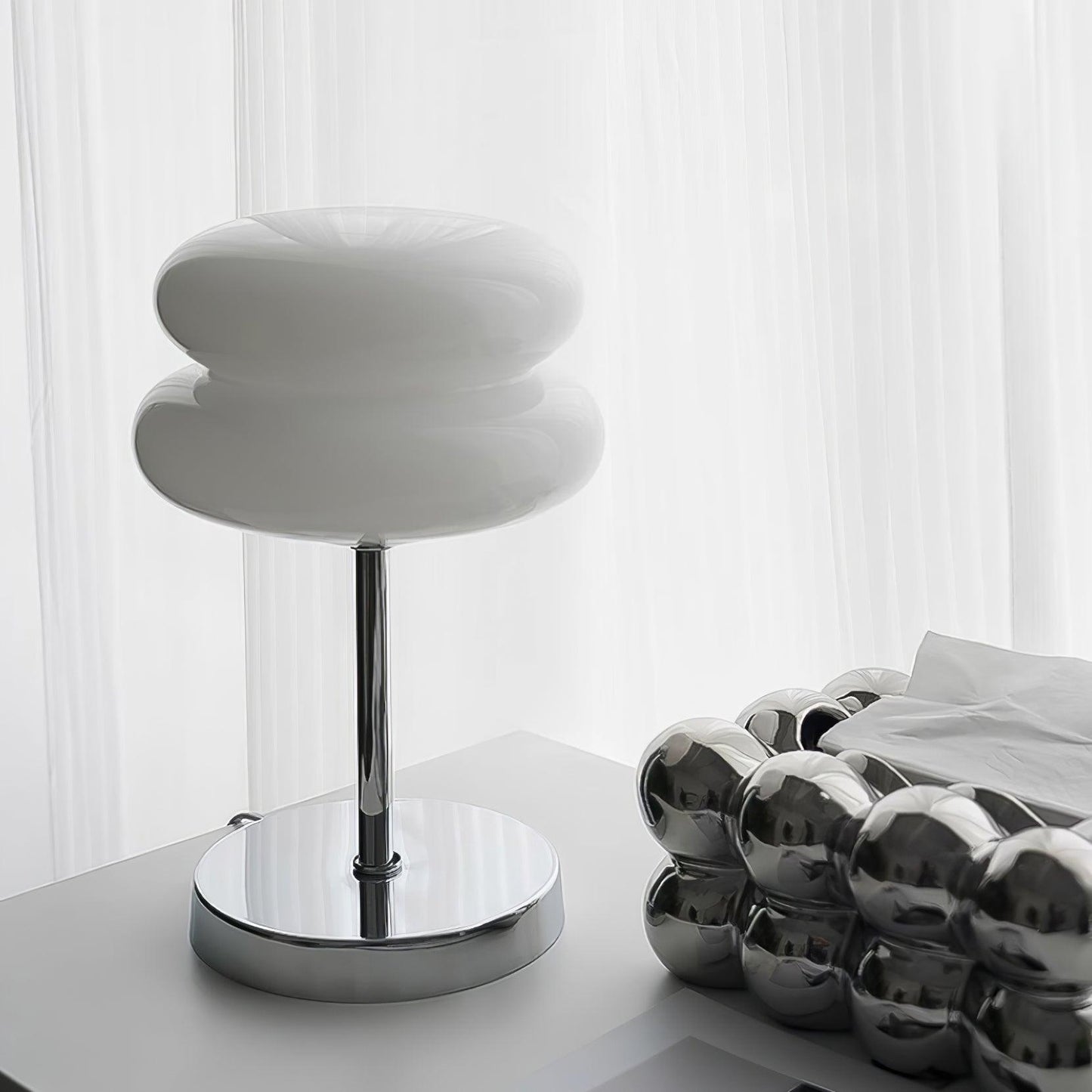 Saturn Glide Glass Reading light Table Lamp