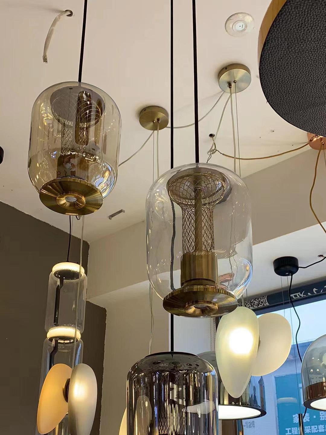 Savannah Glass Hanging light Pendant Lights