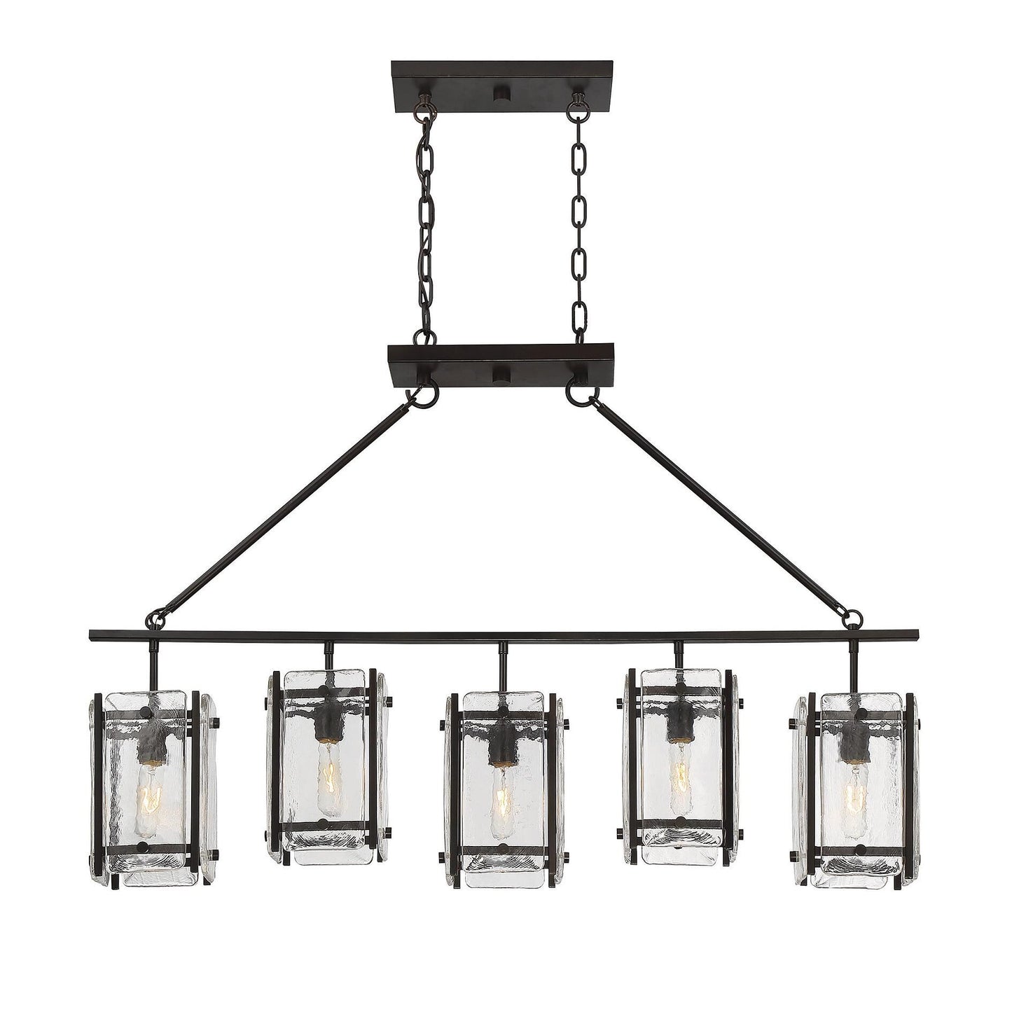 Savoy House Brian Thomas Glenwood 45 Inch 5 Light Linear Suspension Light Cp22366