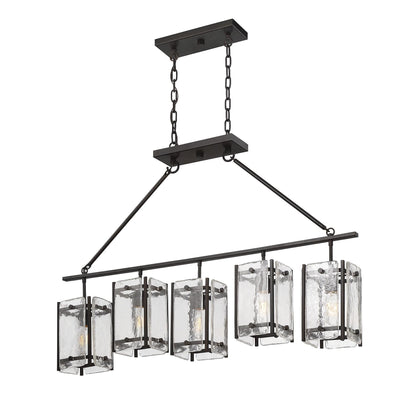 Savoy House Brian Thomas Glenwood 45 Inch 5 Light Linear Suspension Light Cp22366