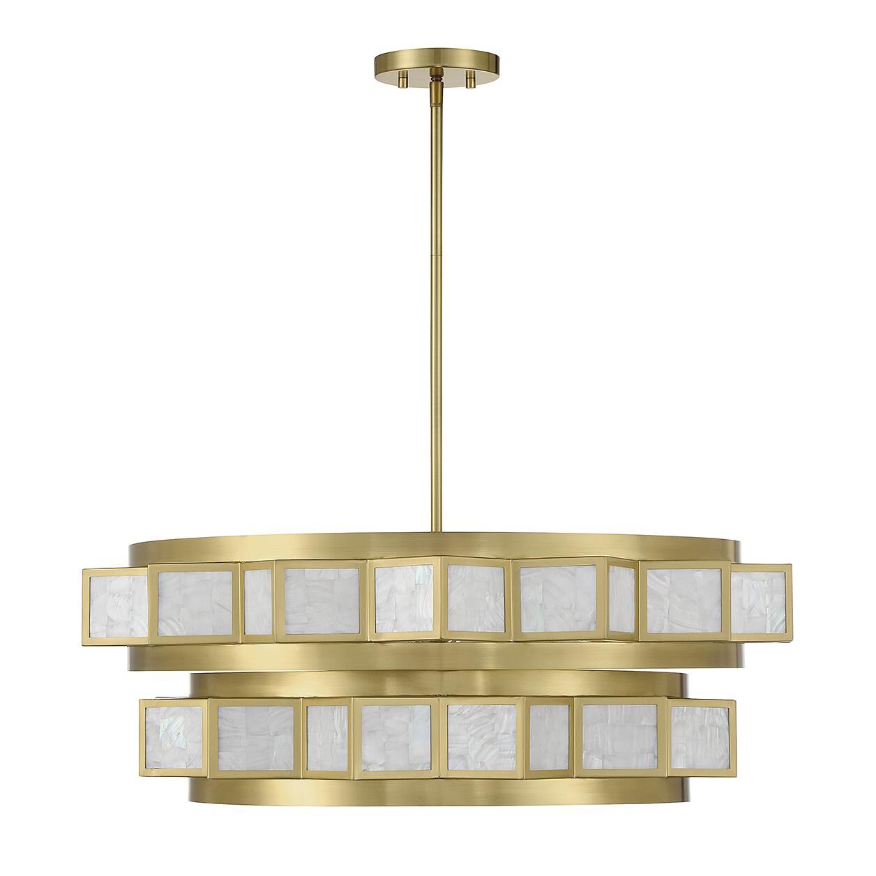 Savoy House Gideon 29 Inch 6 Light Chandelier Cp776035