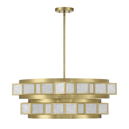 Savoy House Gideon 29 Inch 6 Light Chandelier Cp776035