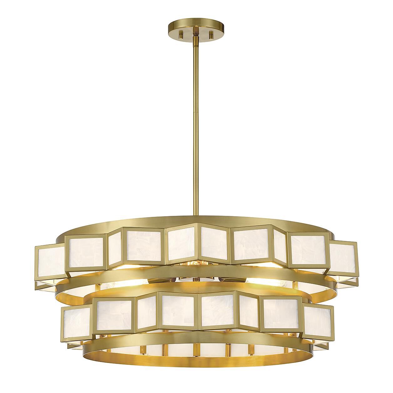 Savoy House Gideon 29 Inch 6 Light Chandelier Cp776035