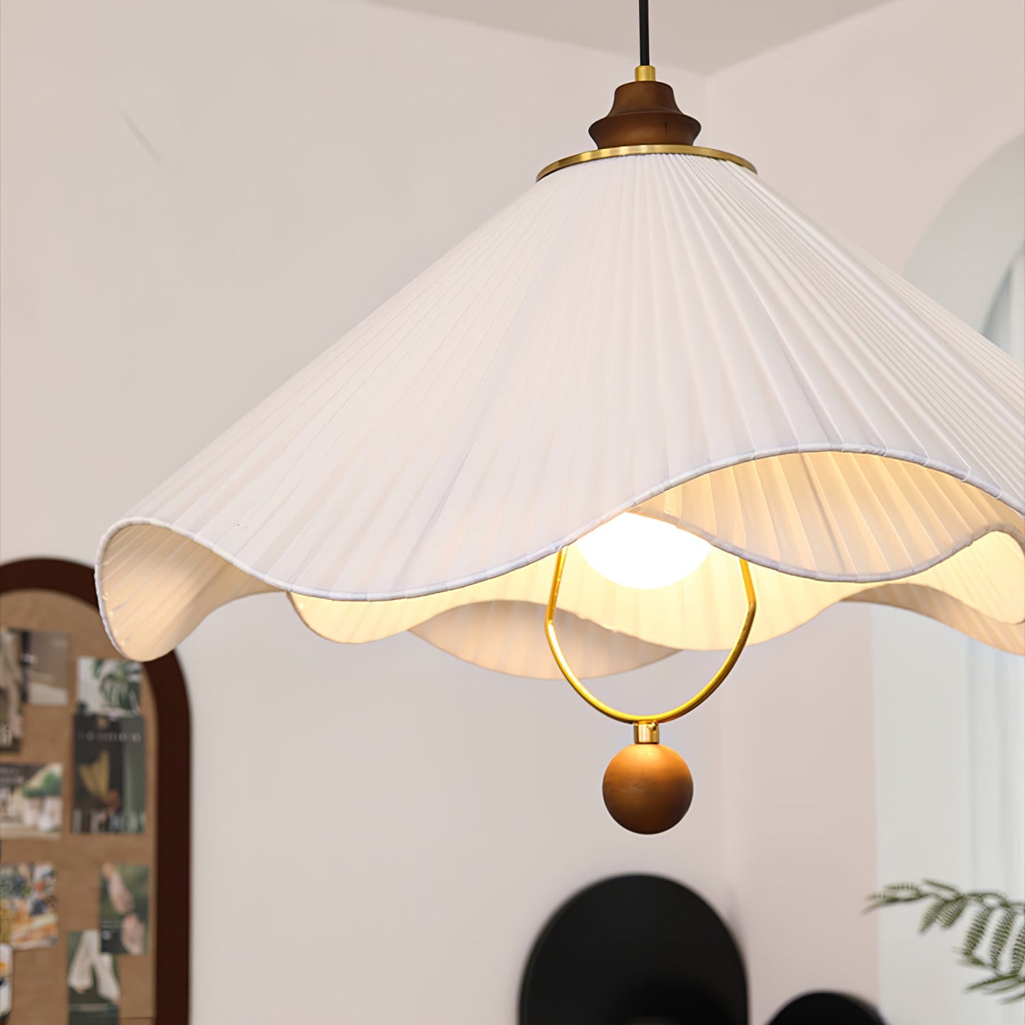 Scallop Edge Drop light Pendant Light