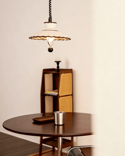 Scalloped Edge Pendant Lamp