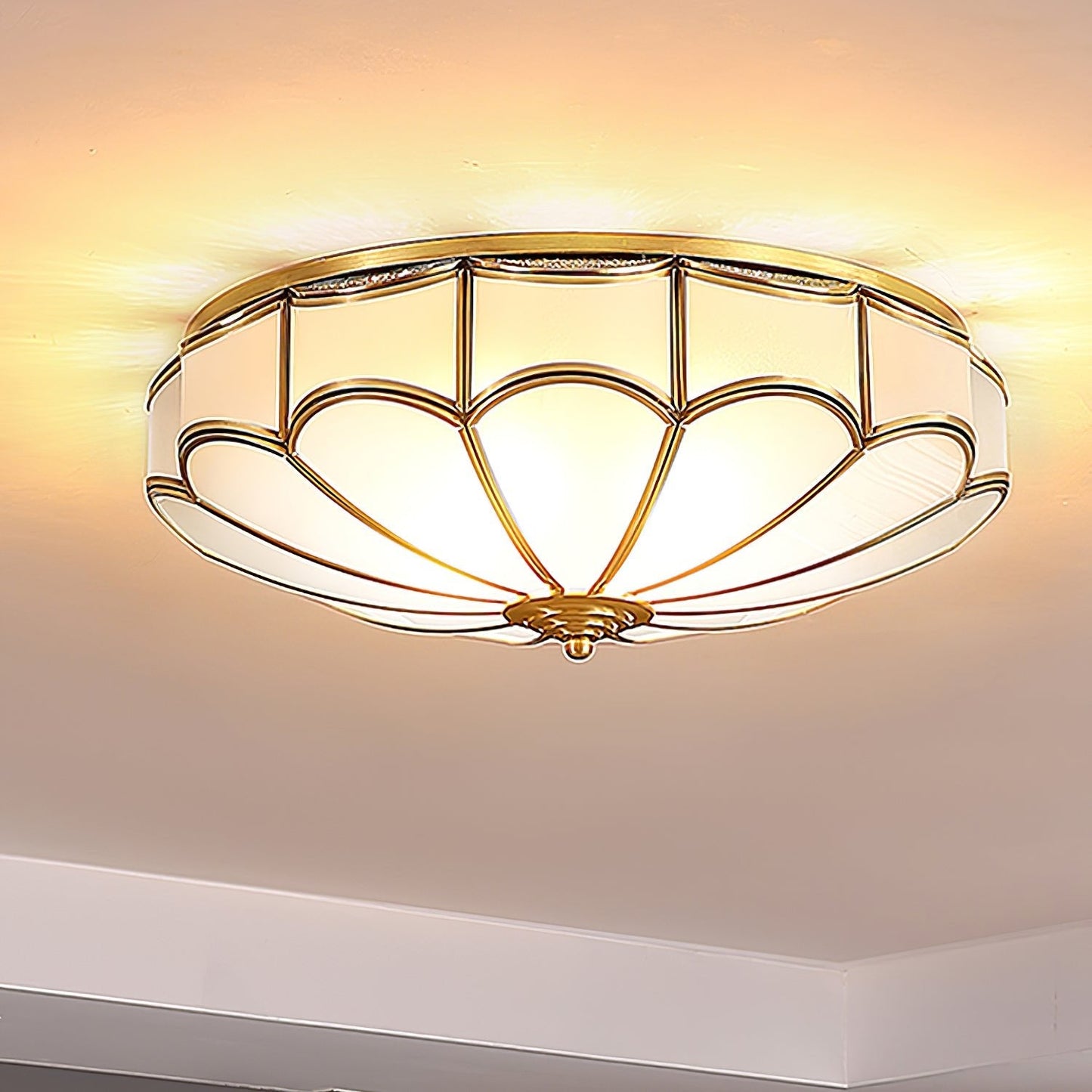 Scalloped Flush Ceiling-mounted light Ceiling Light