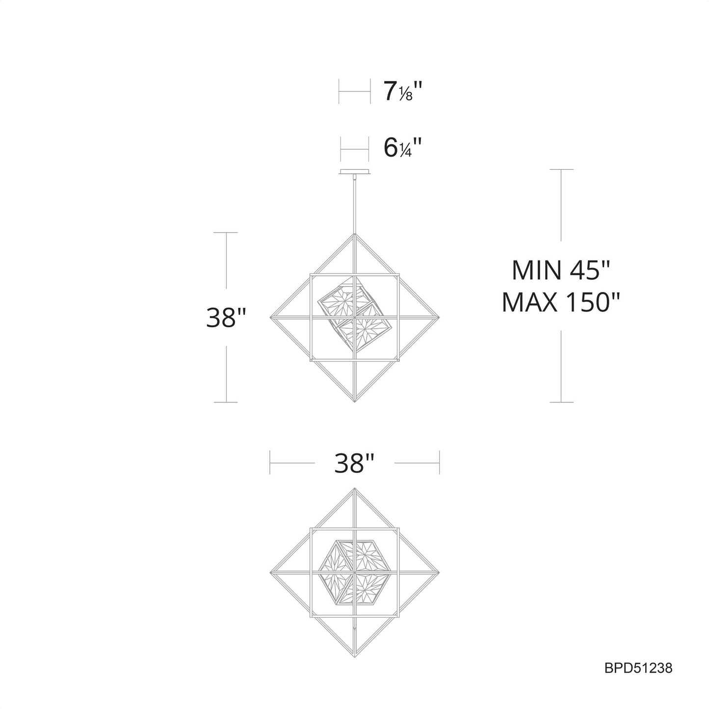 Schonbek Beyond Heracles 38 Inch Led Large Pendant Cp748953