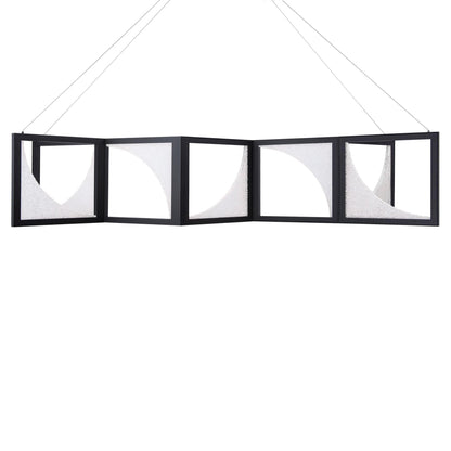 Schonbek Beyond Luna 61 Inch 7 Light Led Linear Suspension Light Cp748958