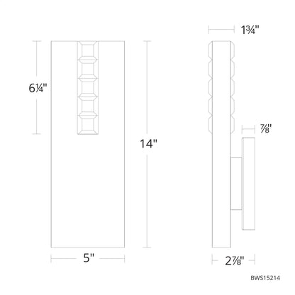 Schonbek Beyond Helios 14 Inch Led Wall Sconce Cp748980