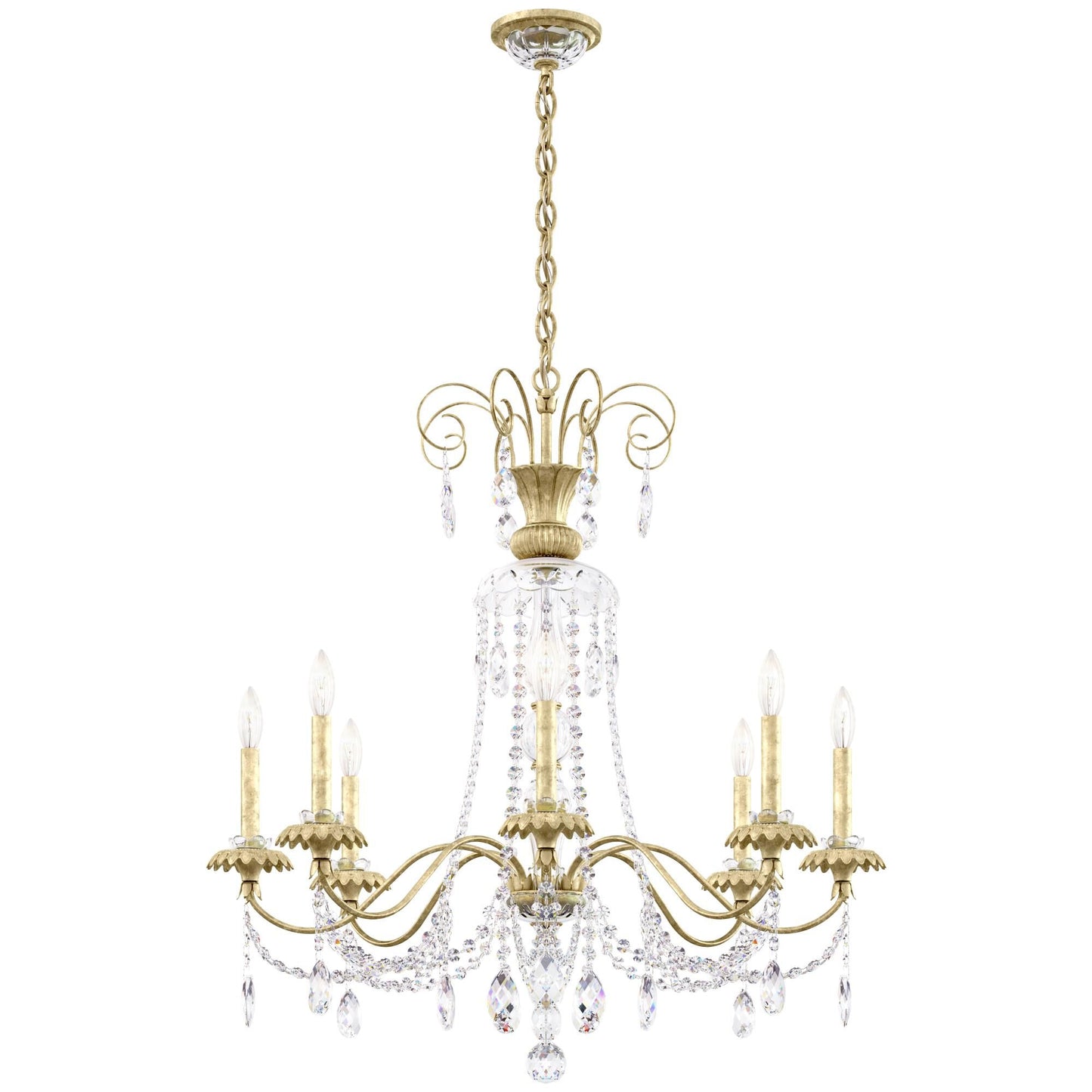 Schonbek Helenia 31 Inch 8 Light Chandelier Cp483510