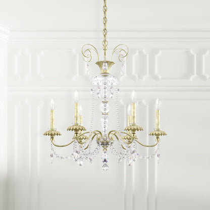 Schonbek Helenia 28 Inch 6 Light Chandelier Cp483506