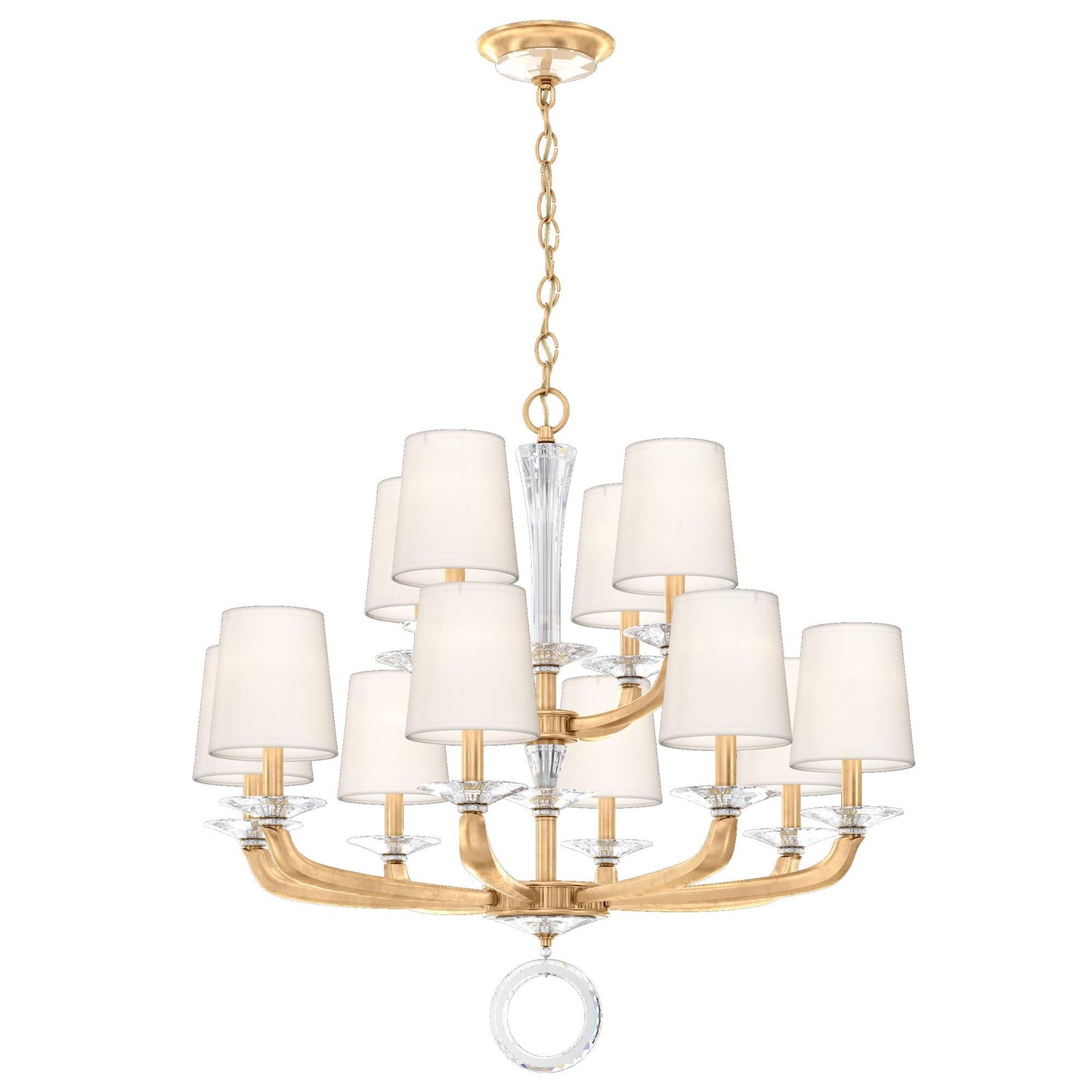 Schonbek Emilea 33 Inch 12 Light Chandelier Cp156319