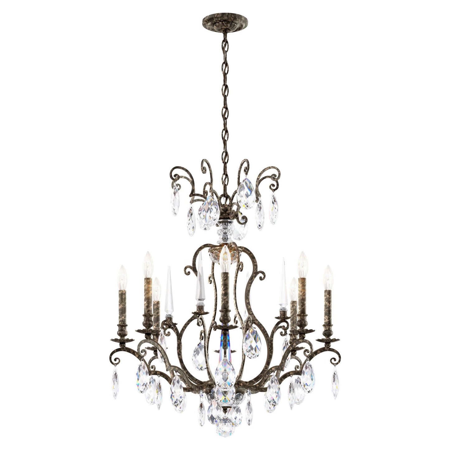 Schonbek Nouveau 32 Inch 8 Light Chandelier Cp484625