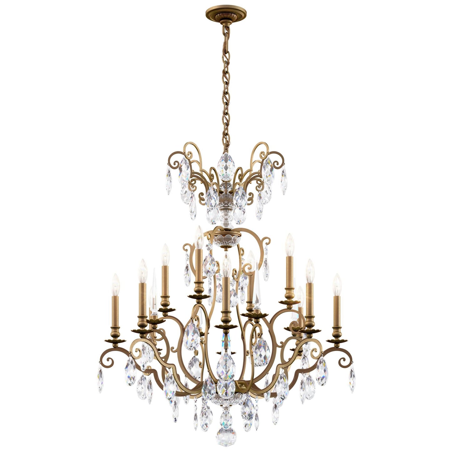 Schonbek Nouveau 32 Inch 12 Light Chandelier Cp484630