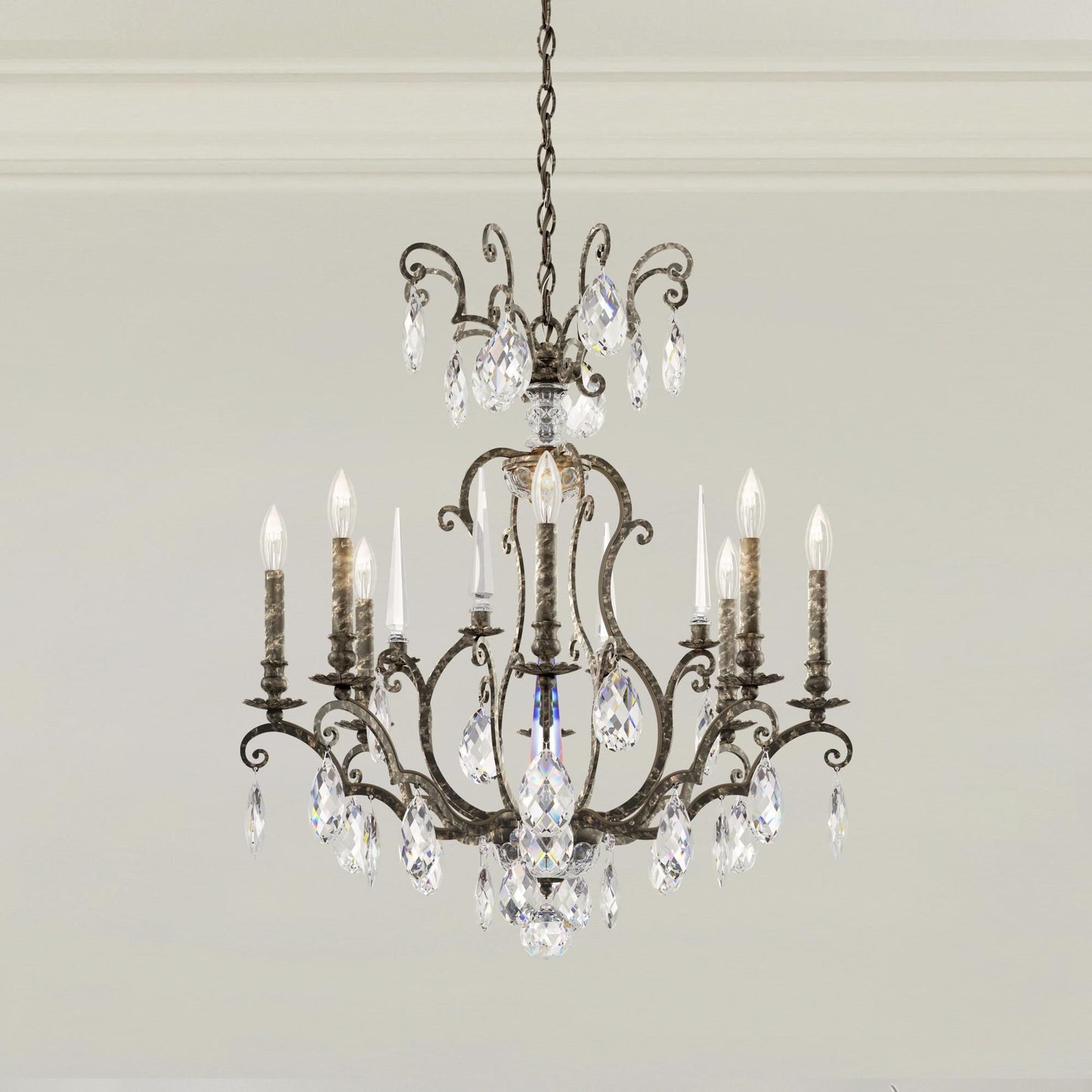 Schonbek Nouveau 32 Inch 8 Light Chandelier Cp484625