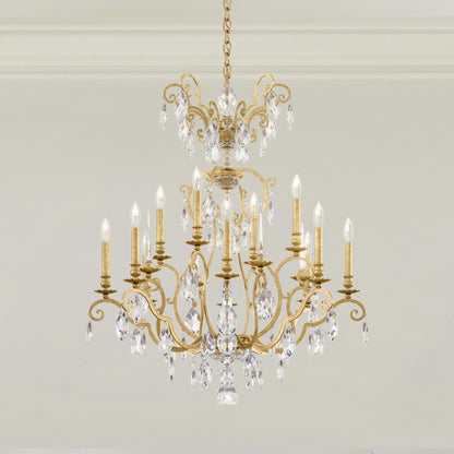 Schonbek Nouveau 32 Inch 12 Light Chandelier Cp484630