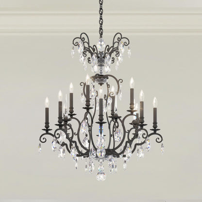 Schonbek Nouveau 32 Inch 12 Light Chandelier Cp484630