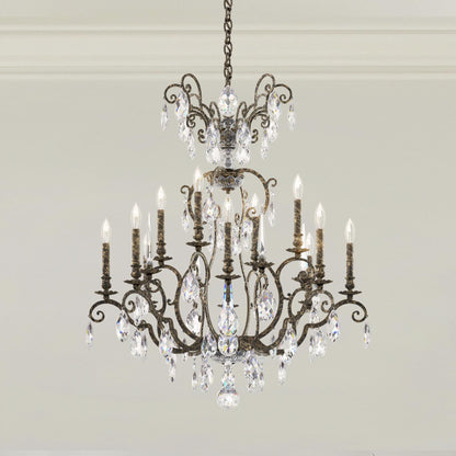 Schonbek Nouveau 32 Inch 12 Light Chandelier Cp484630