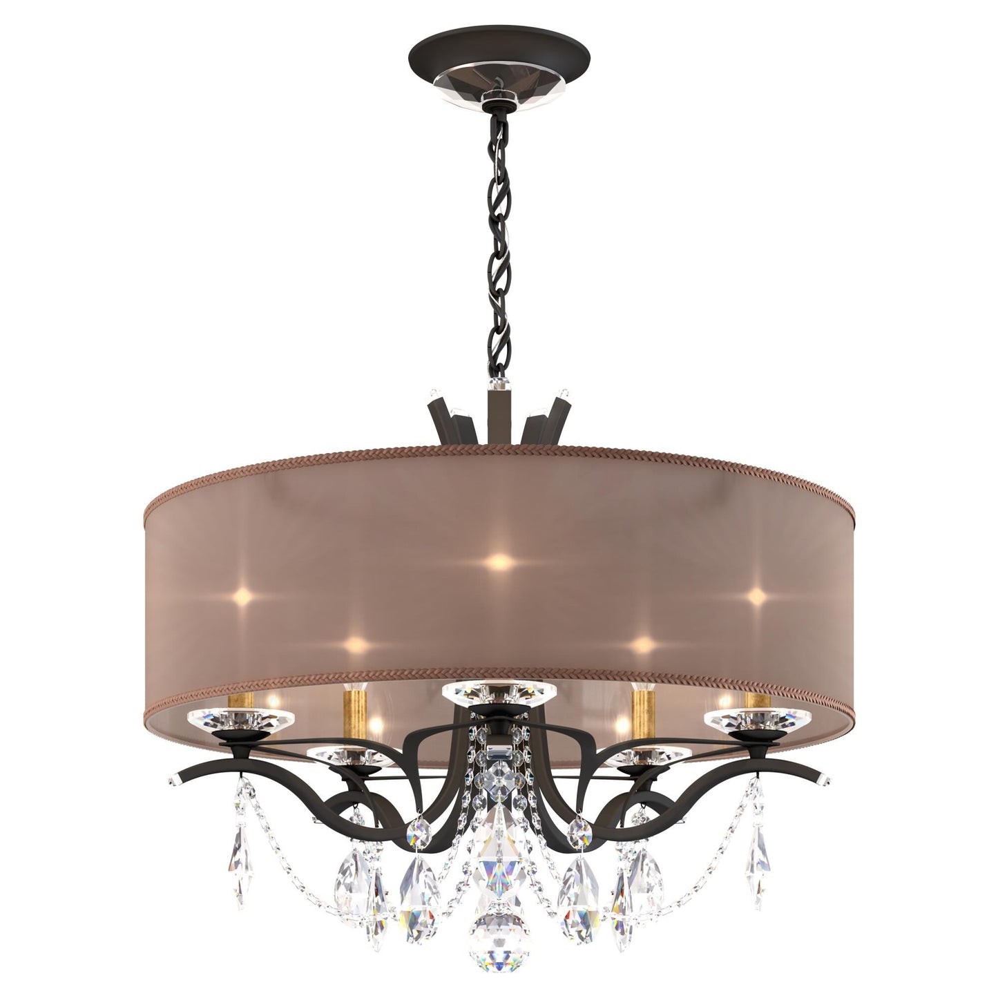 Schonbek Vesca 24 Inch 5 Light Chandelier Cp730325