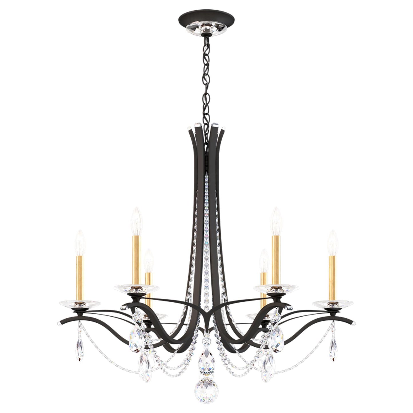 Schonbek Vesca 33 Inch 6 Light Chandelier Cp447836