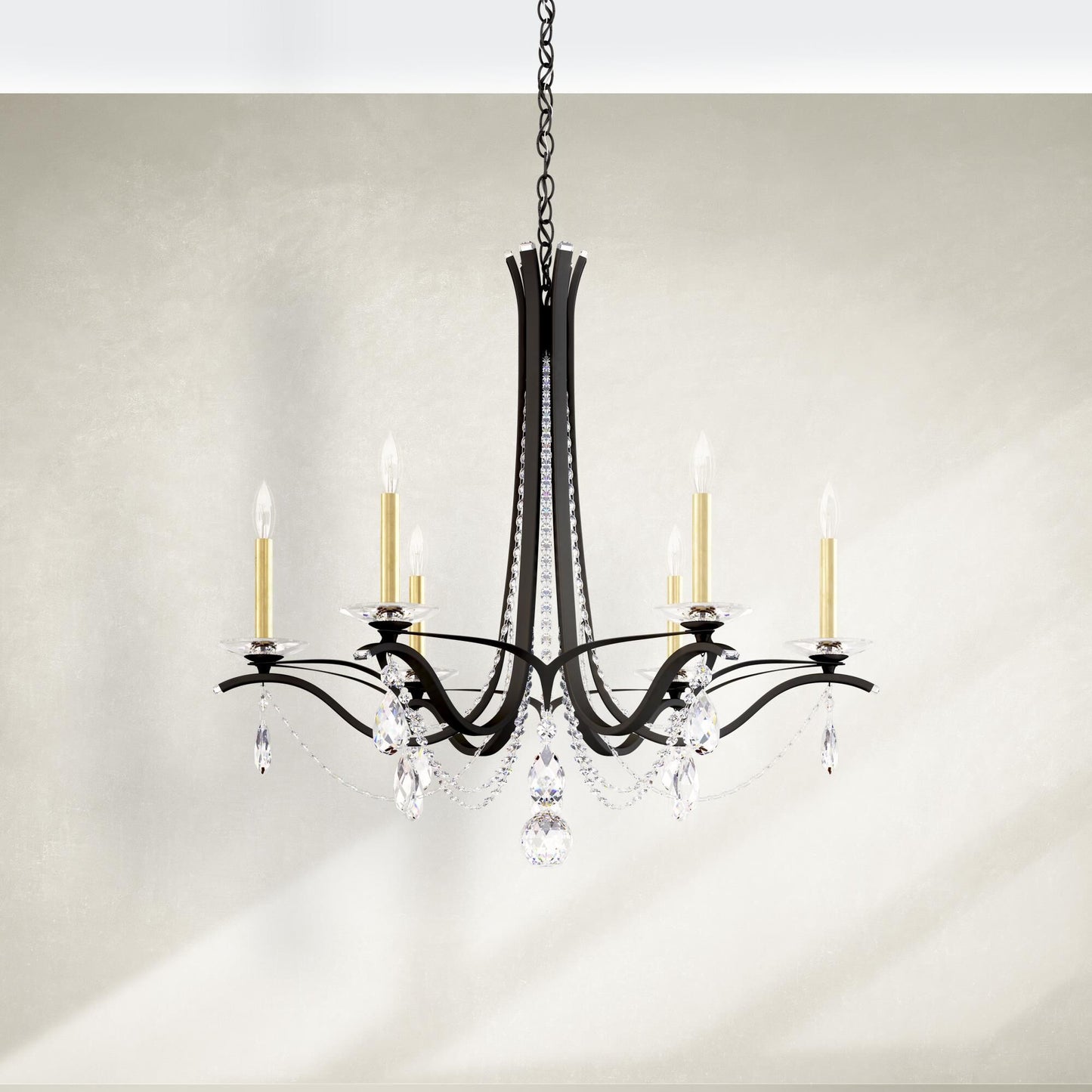 Schonbek Vesca 33 Inch 6 Light Chandelier Cp447836