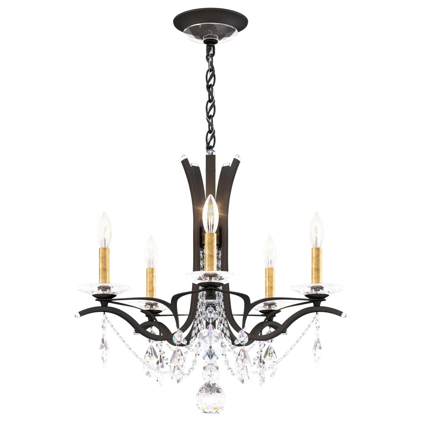 Schonbek Vesca 23 Inch 5 Light Chandelier Cp730324