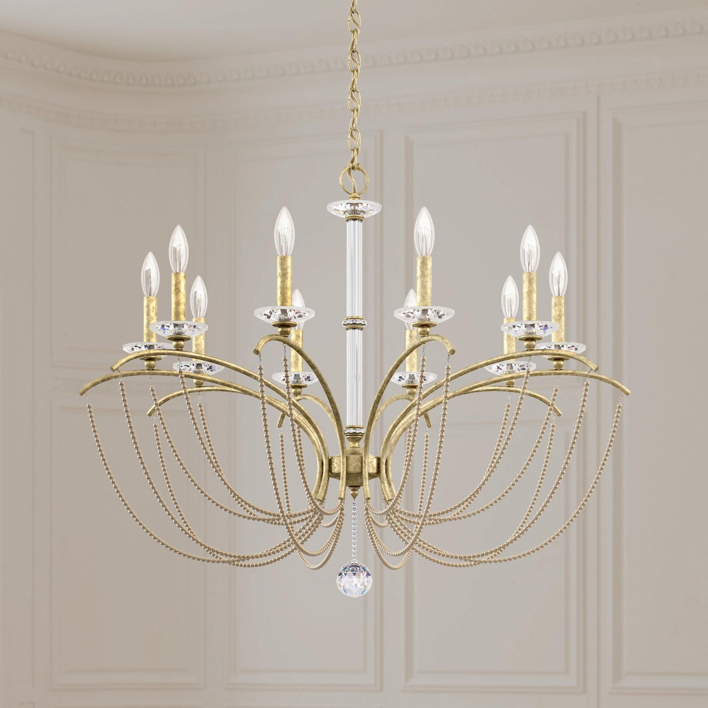 Schonbek Priscilla 10 Light Chandelier Cp527302