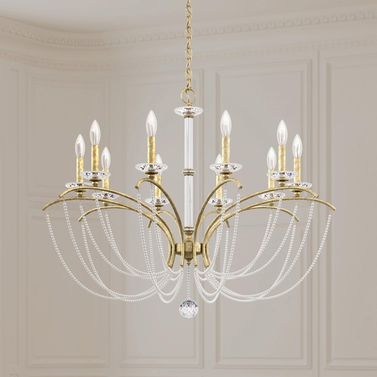 Schonbek Priscilla 10 Light Chandelier Cp527302