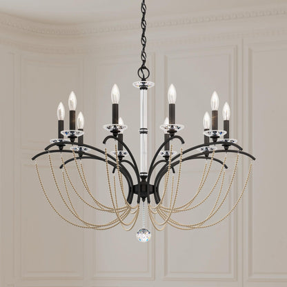 Schonbek Priscilla 10 Light Chandelier Cp527302