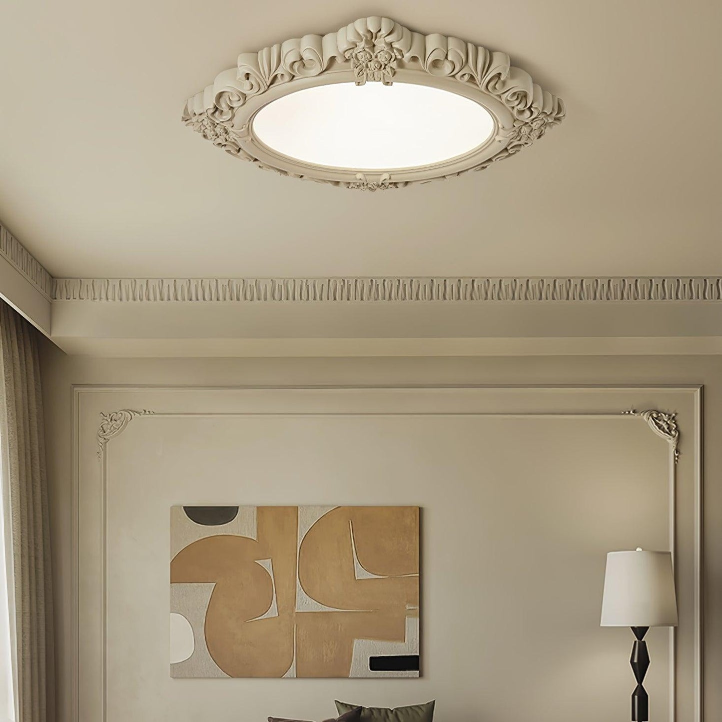 Sculpted Resin Ceiling light Ceiling Lamp