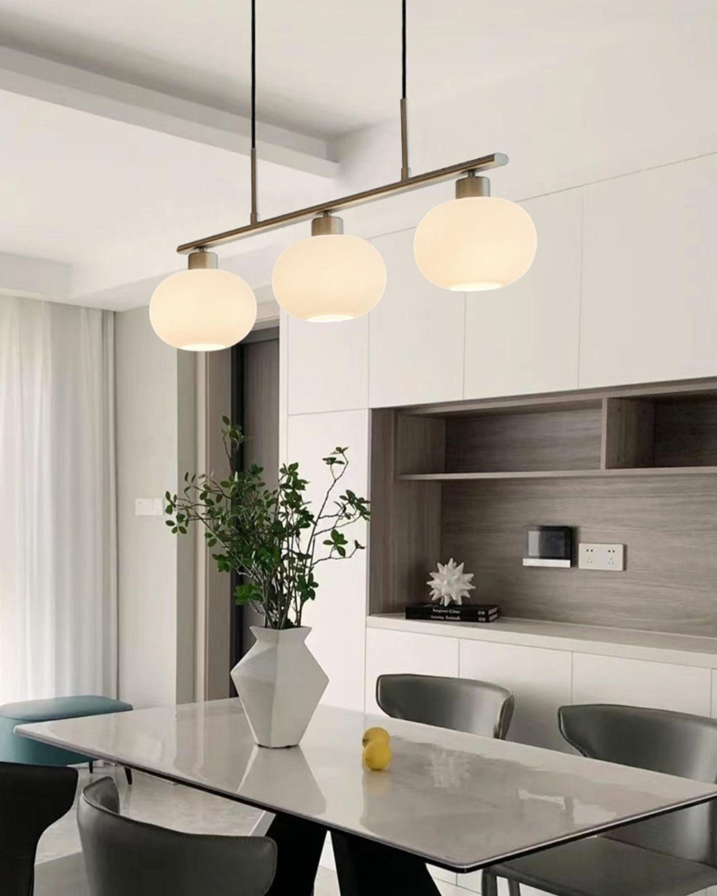 Sculptural Droplight Pendant Light