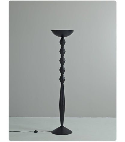 Sculptural Geometric Stack Floor Lamp