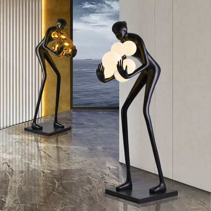 Sentinel Sculpture Uplight Lamp Floor Lamp