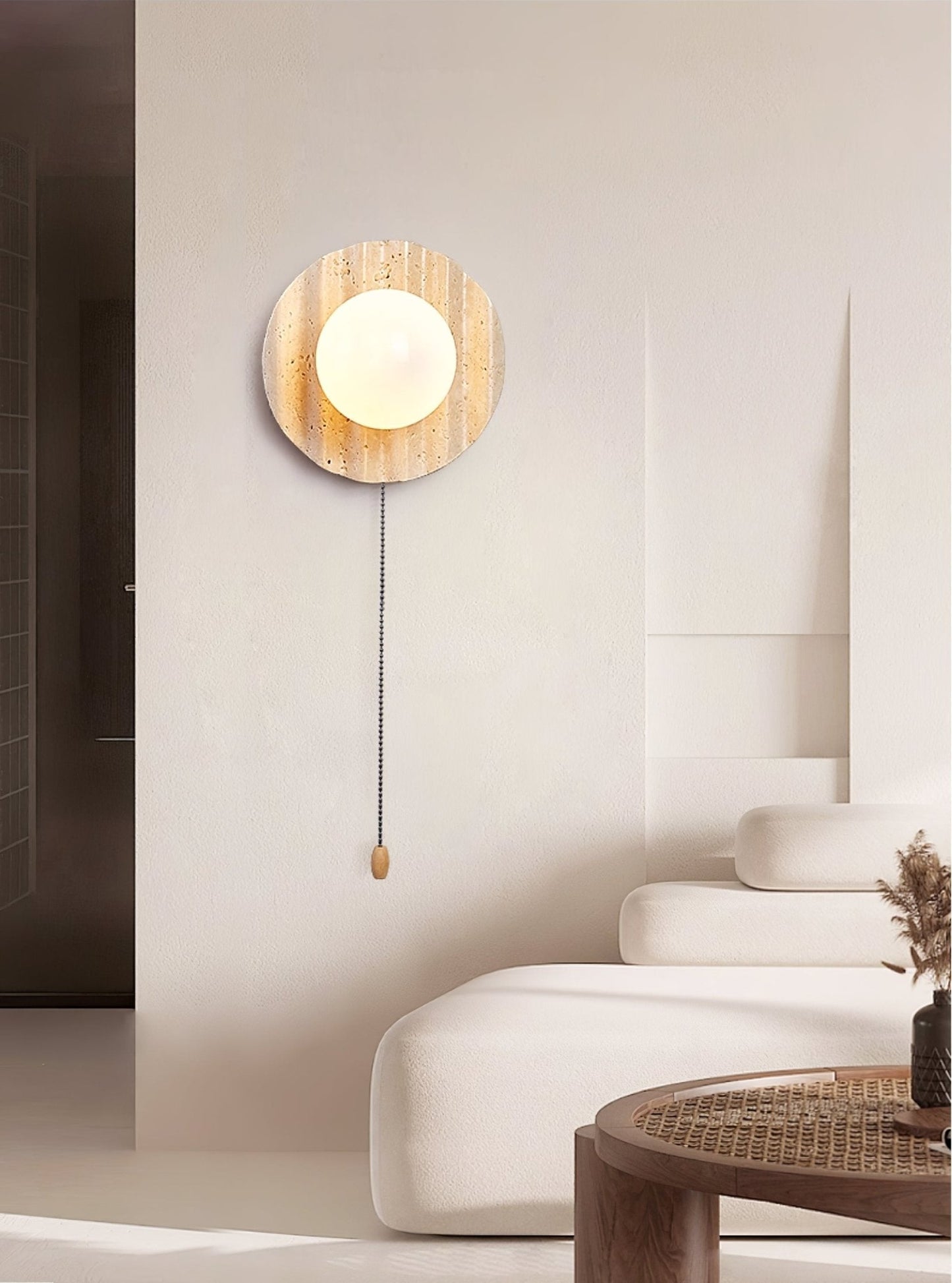 Selorar Travertine Wall Light