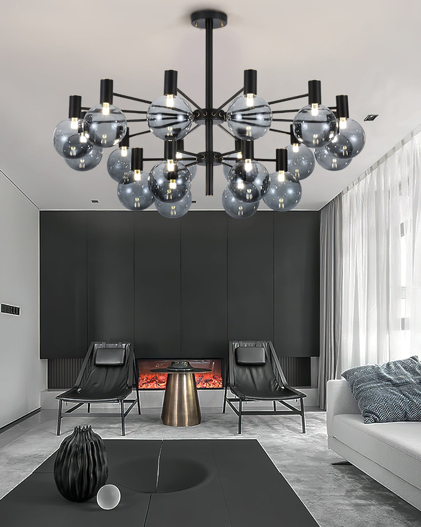 Selva Black Ceiling fixture Chandelier