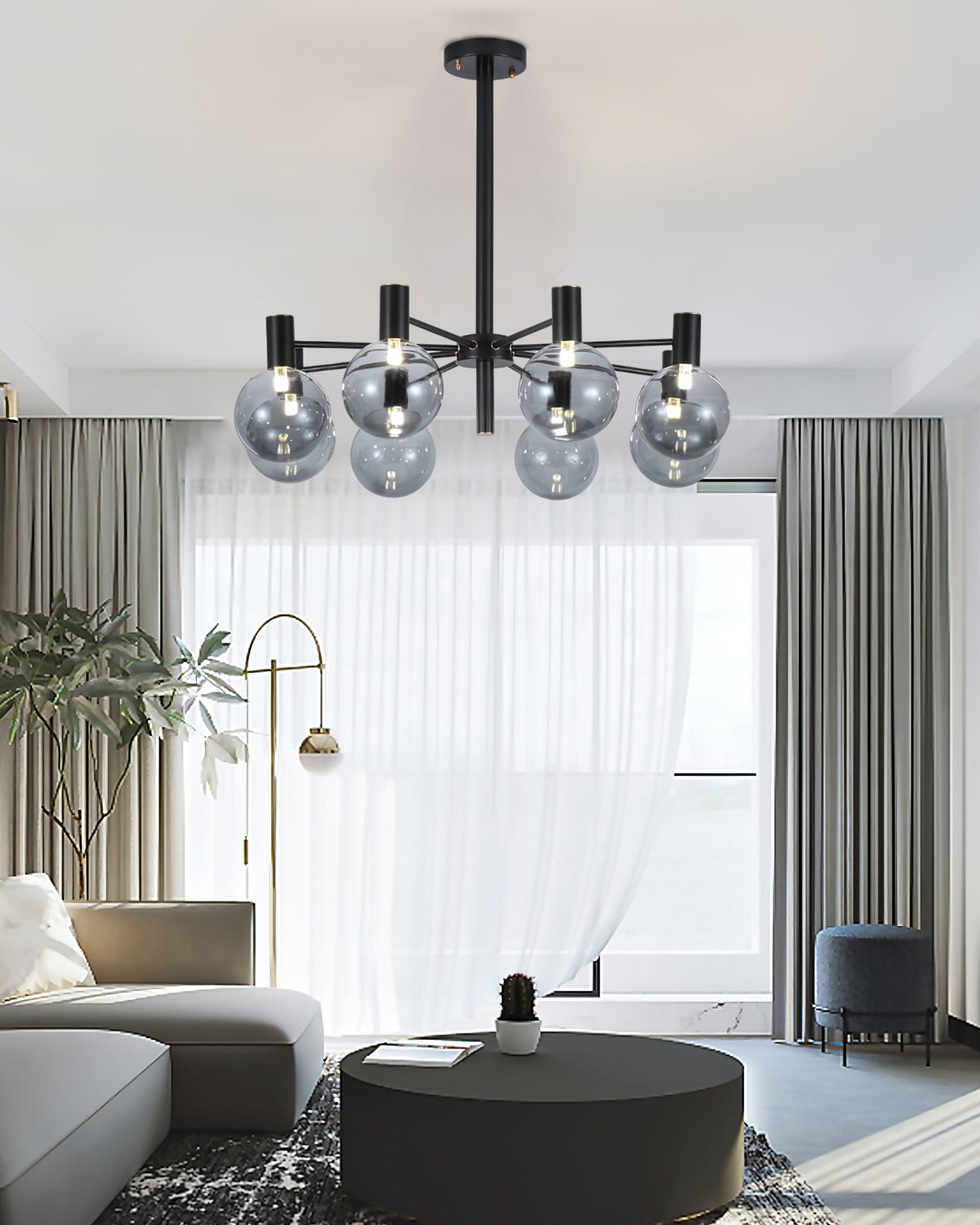 Selva Black Ceiling fixture Chandelier