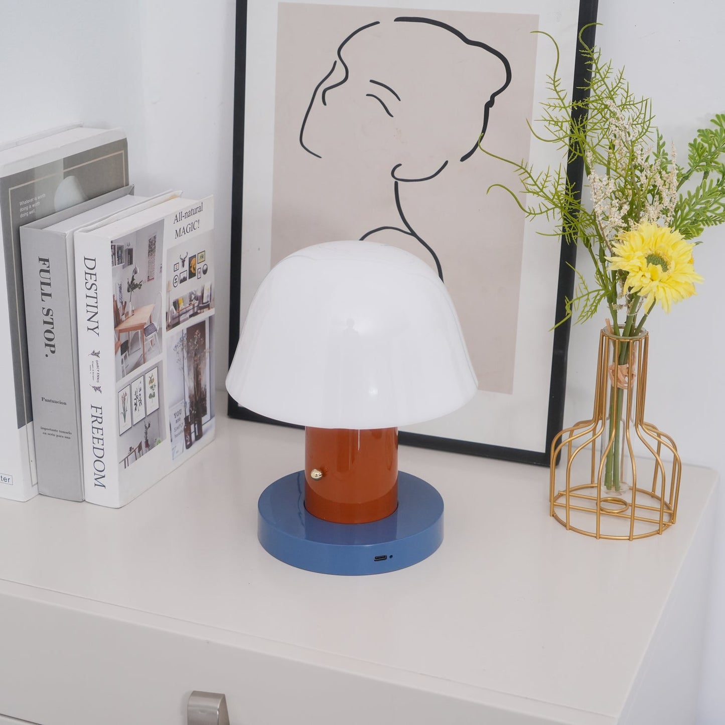 Mushroom Bliss Cordless Lamp