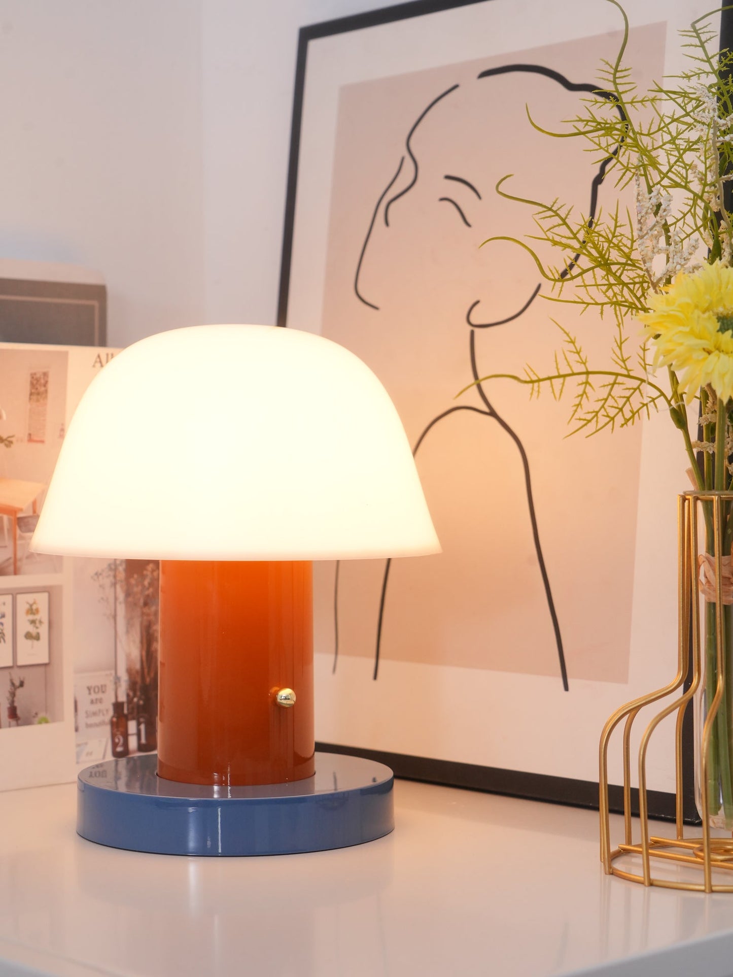 Mushroom Bliss Cordless Lamp